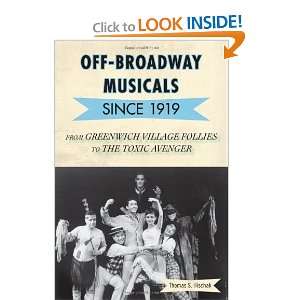  Off Broadway Musicals since 1919 From Greenwich Village 