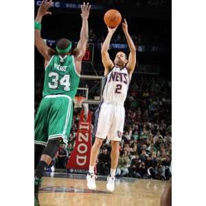 Boston Celtics v New Jersey Nets Paul Pierce and Jordan Farmar 