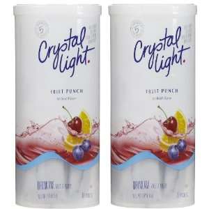 Crystal Light Fruit Punch Drink Mix, 2 oz, Makes 12 qt, 2 pk  