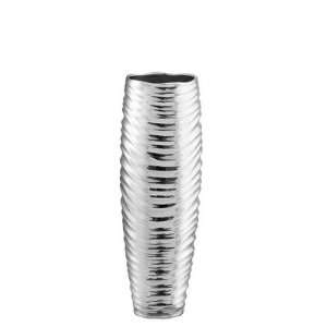  ZUO Ardelle Ceramic Vase, Silver