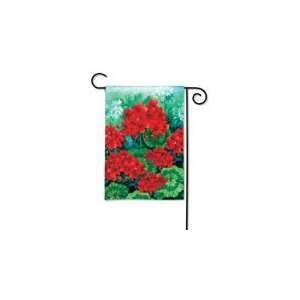  Mailwraps Scarlet Geraniums Garden Flag