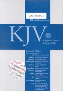 Cambridge KJV Concord Reference Bible Genuine Leather  
