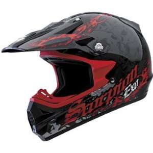  Scorpion Helmets VX 24 Helmet Hellraiser Black Xsmall Automotive
