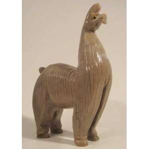  Soapstone Llama Figurine 8.0h Llama Stone Carving 