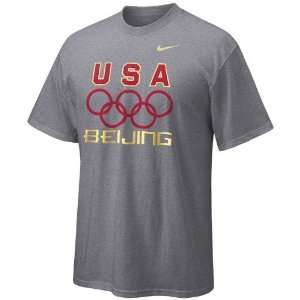  Nike USA Olympic Team Ash 2008 Olympics T shirt Sports 