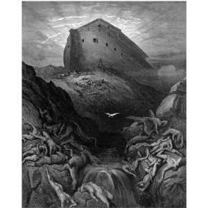  Pack of 12 Photo Gift Tags Gustave Dore The Bible The Dove 