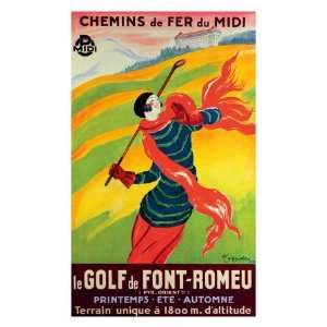 Le Gold de Font Romeu Giclee Poster Print by Leonetto Cappiello, 14x24