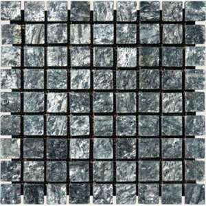   Grey Slate Tumbled Mosaic Tile 12 x 12 In. Kitchen Bathroom Backsplash