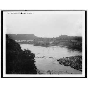  Mills from railroad bridge,Eau Claire,Wis.