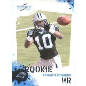  2010 Score Glossy #320 Armanti Edwards RC   Carolina 