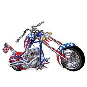  Patriotic Chopper Large Wall Decal