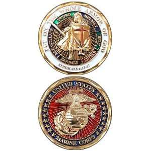  Marine Corps Armor of God Challenge Coin 