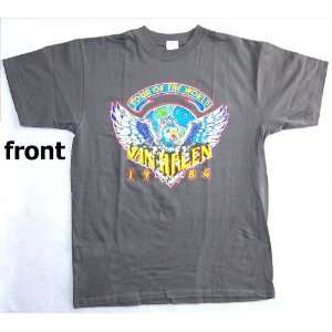 Van Halen Tour of the World Eagle grey t shirt   large 
