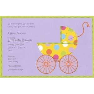   Custom Personalized Baby Girl Shower Invitation, by Inviting Company