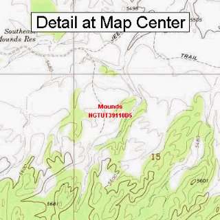   Quadrangle Map   Mounds, Utah (Folded/Waterproof)