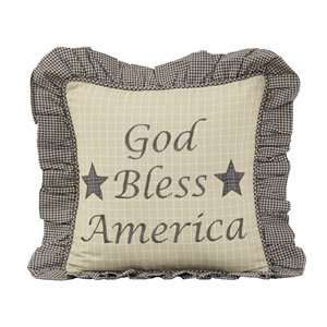  Victorian Heart America God Bless Pillow
