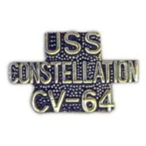  U.S. Navy USS Constellation CV 64 Pin 1 Arts, Crafts 