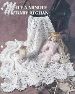 Mile A Minute Baby Afghan, Annies crochet pattern  