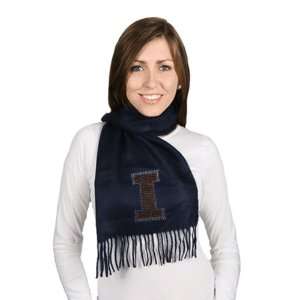   Light Cashmere Scarf with Crystal Team Logo