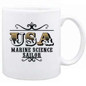  New  Usa Marine Science Sailor   Old Style  Mug 