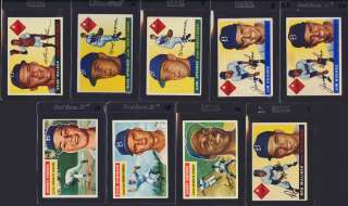   1954 56 Topps Dodgers w/ Podres Gilliam Amoros, VG to EX (PWCC)  
