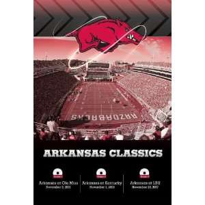  Arkansas SEC Classics 3 DVD Set