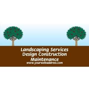    3x6 Vinyl Banner   Landscaping Services Design 