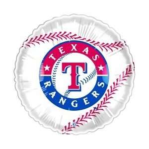  Texas Rangers Baseball Balloons 10 Pack