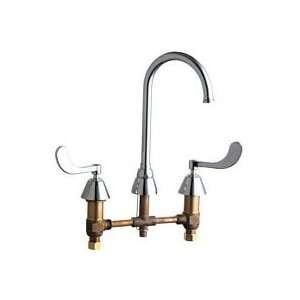 Chicago Faucets 786 GN2FC245CP Chrome Manual Deck Mounted 8 Centerset 