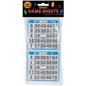  Bingo Game Sheets 125/Pkg  Toys & Games
