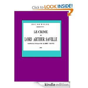  Le crime de Lord Arthur Savile (French Edition) eBook 