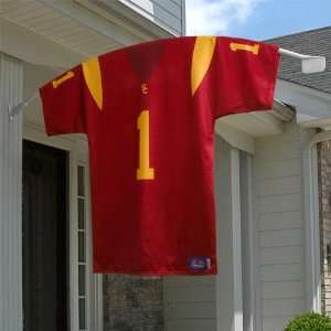  USC Trojans Football #1 Big Time Jersey Flag Patio, Lawn 