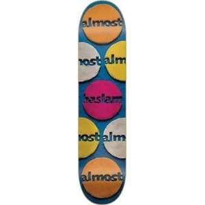 Almost Chris Haslam Resin 8 Play Doh Skateboard Deck   8.25 x 32.5 