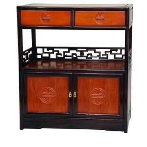  Long Life Display Cabinet in Honey and Cherry