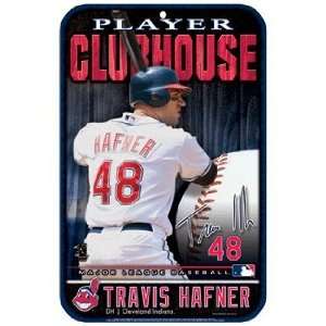  MLB Travis Hefner Cleveland Indians Sign Sports 