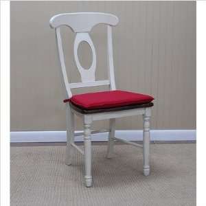   British Isles Napoleon Chair in Merlot and Buttermilk Color Sky Blue
