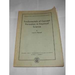   of Concept Formation in Empirical Science Carl Hempel Books