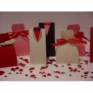  Valentine Tuxedo Bridal Dress Favor Box
