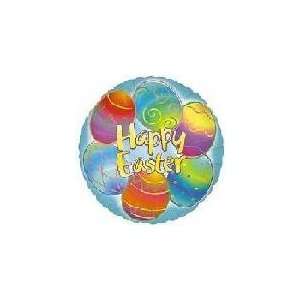  9 Happy Easter Many Eggs M393   Mylar Balloon Foil 