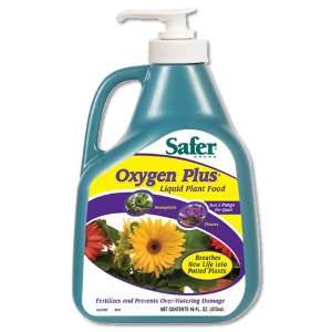  Safer Brand 8702 Oxygen Plus Liquid Plant Food 16 Ounce 