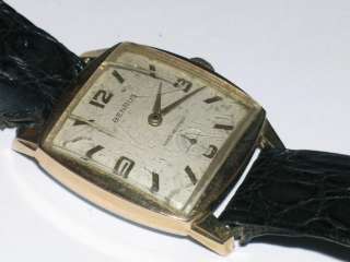 Vintage Mens Benrus Wristwatch 17 jewels  