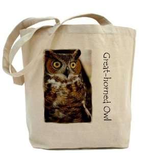  Great horned Owl Tote Owl Tote Bag by  Beauty