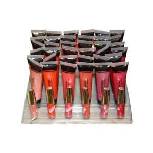 Bulk Pack of 36   luscious del lip gloss display with testers (Each 