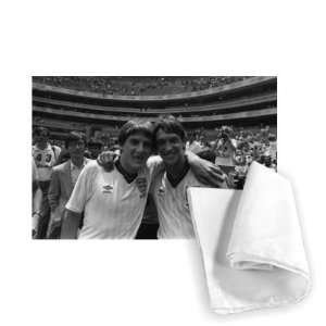  Peter Beardsley and Gary Lineker   Tea Towel 100% Cotton 