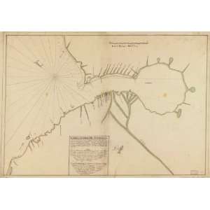  1758 map of Colombia, Uraba, Gulf of,