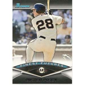  2011 Bowman Finest Futures #FF2 Buster Posey San Francisco 