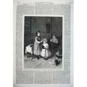  Fine Art 1869 Children Awarding Prizes Dargelas French 