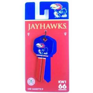   of Kansas Jayhawks Kwikset KW1 66 House Key Blank