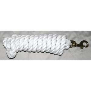  White Cotton Rope Lead