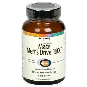 Rainbow Light Maca Mens Drive 1600, Herbal Supplement Tablets, 60 